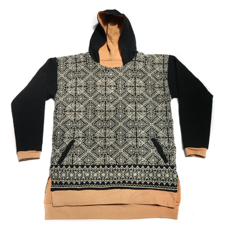 Nomadic Outpost x MYM Organics - Zarape Reversible Hoodie - Indigo