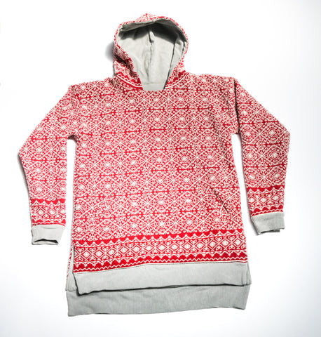 Nomadic Outpost x MYM Organics - Zarape Reversible Hoodie - Carmine