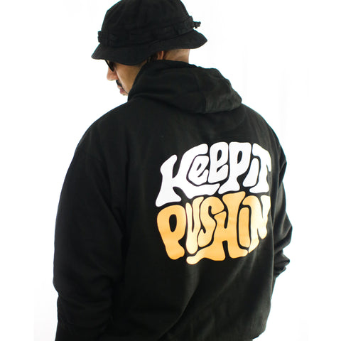 Keep It Pushin' Hoodie - Black