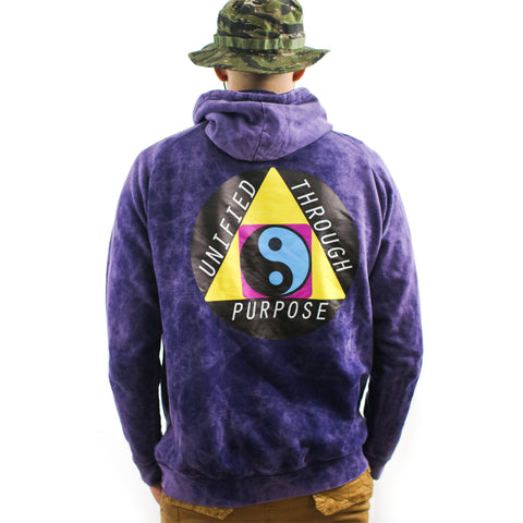 Unified Through Purpose Hoodie - Purple Mineral Wash