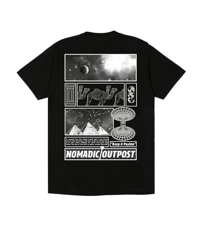 The Key To Life T-Shirt - Black/White